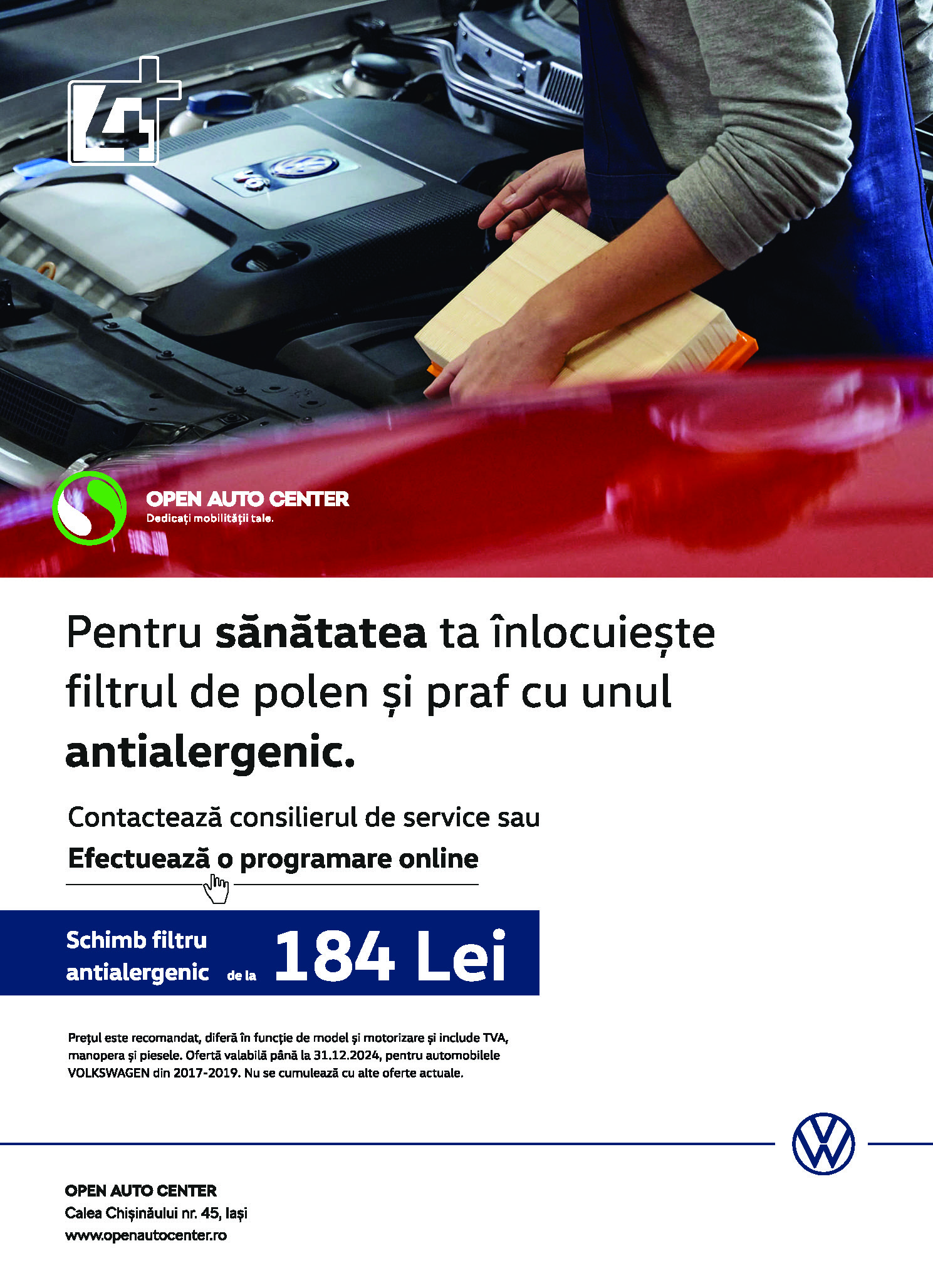 4 Filtru polen Newsletter VW