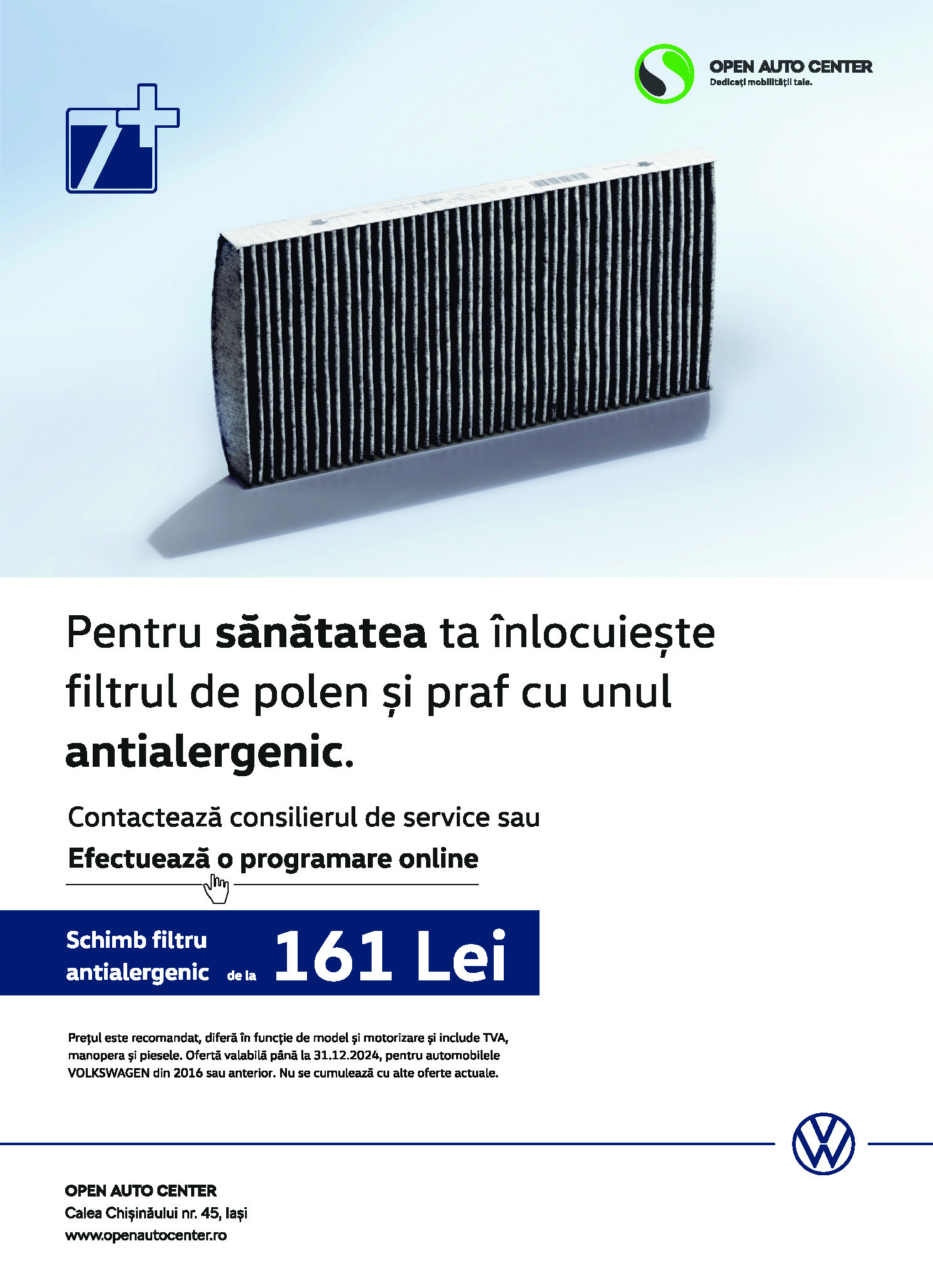 7 Filtru polen Newsletter VW